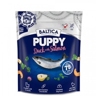 BALTICA PUPPY Kačica s lososom XS/S 1kg