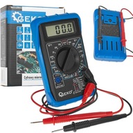 MULTIMETER Digitálny univerzálny merač prúdu s LCD bzučiakom Elektrický