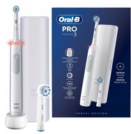 ORAL-B PRO 3 OTOČNÁ ZUBNÁ KEFKA 3500 BIELY Púzdro