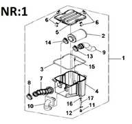 KOMPLETNÝ VZDUCHOVÝ FILTER DAELIM ET 300cc OEM!