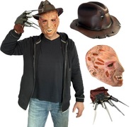 SET FREDDY KRUEGER HORROR NOČNÁ MORA NA ELEM STREET HALLOWEEN