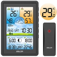 Meteostanica s displejom BD-906 black BALD