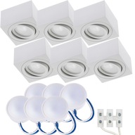 6x Prisadená HALOGÉNOVÁ LED TRUBICA + LED 5W