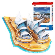 3D puzzle Sydney Opera House Premium pre deti a dospelých 24 cm 34ks.