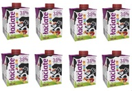 8x 500ml ŁACIATE UHT Junior mlieko 3,8% BAL