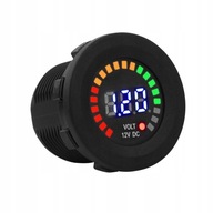 VOLTMETER S FAREBNÝM DISPLEJOM V 12V MOTORKE