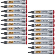 Bic Permanent Marker Red Beveled Set x20