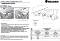 CRASH PADY RENNER YAMAHA FJR 1300 2013 kód: 10430