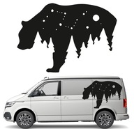 NÁLEPKA na Auto Camper BEAR BEAR FOREST 45x64