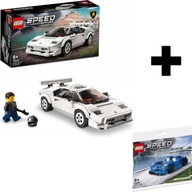 LEGO SPEED CHAMPIONS LAMBORGHINI COUNTACH 76908 + LEGO 30343 DARČEKOVÁ SADA