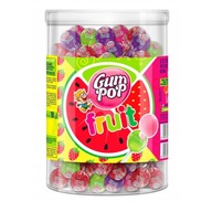 Lízanky plnené žuvačkou Gum Pop Fruit 100 ks Argo