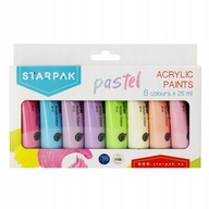 AKRYLOVÉ FARBY 8 FAREB 25ML PASTEL STARPAK 484978