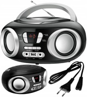 MANTA FM rádio prehrávač Boombox Bluetooth 5.1 USB AUX MM9310BT čierny