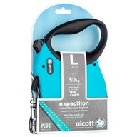 Alcott Expedition 7,5 m dlhé automatické vodítko na psa, modré L