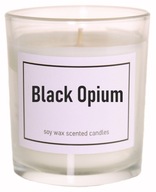 SÓJOVÁ sviečka s vôňou BLACK OPIUM