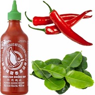 Chilli omáčka Sriracha s kaffirovými limetovými listami 455 ml