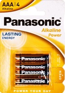 48x PANASONIC AAA ALKALICKÁ BATÉRIA LR03 R3 BL.