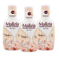 MALIZIA 3x Talco taliansky tekutý kúpeľ do kúpeľa 1L