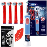 ORAL-B VITALITY PRO 103 KIDS SPIDERMAN ZUBNÁ KEFKA + PRÍSLUŠENSTVO