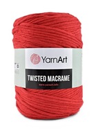 Šnúra YarnArt Twisted Macrame 773 červená