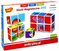 MAGNETICKÉ BLOKY Puzzle ZOO ZVIERATKÁ SMILY