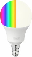Inteligentná LED žiarovka E14 IKEA Tradfri RGB opálová guľa
