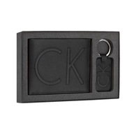 KOŽENÁ PEŇAŽENKA CALVIN KLEIN + SET KĽÚČOV