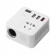 Menič 50W 12V na 220 3 USB zásuvky s