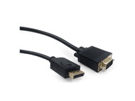 DisplayPort VGA kábel 1,8 m čierny