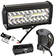 Led pracovná lampa 120W 12V 24V studená biela