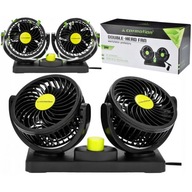 VENTILÁTOR DO AUTO DVOJNÁSOBNÝ fúkač 24V 2X10CM PRE ZAPAĽOVAČ