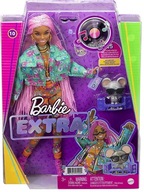 Bábika MATTEL Barbie Extra Moda ružové vlasy GXF09