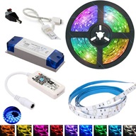 RGB LED PÁSKA SET - 5M 35W + Napájanie + WIFI