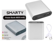 POWERBANK SMARTY 4800mAh + MIKROUSB KÁBEL