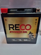 RECO RTX20CH-GEL batéria 12V 18AH 260A L+ YTX20CH-BS YTX20CH-GEL Gel