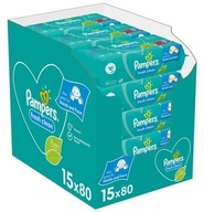 PAMPERS FRESH CLEAN VLHČENÉ Utierky 15 x 80KS