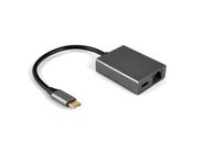 Viacportový USB-C na USB-C + RJ45 SPU-M08