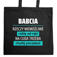 NÁKUPNÁ TAŠKA pre BABIČKU ako DARČEK KU DŇU BABIČKY