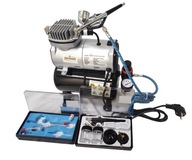 Airbrush AB130 0,2 0,3 AB-130 AB 130 + kompresor TC 20T valec + AB 138 0,5