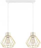 Závesná lampa Luster Loft Brilliant White Gold