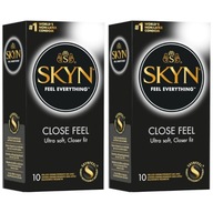 Unimil SKYN CLOSE FEEL kondómy, megafit, bez latexu, 20 ks.