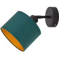 Nástenné svietidlo LOFT mini LAMPSHADE, zelená a zlatá