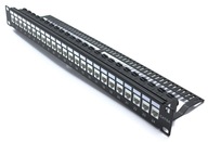 PATCH PANEL CAT 6A UTP 24-PORTOVÝ PATCH PANEL