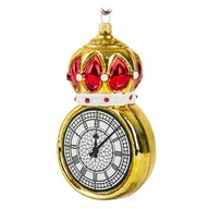 Vianočná guľa Gold Clock UK