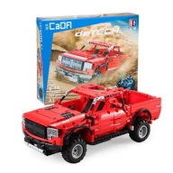 Car Red PICKUP Controlled RC CaDA Tehly