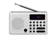 ELTRA Rádio Pliszka USB, FM biele