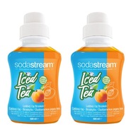 Sodastream koncentrát vodný sirup Iced Tea broskyňa 500 ml 2 ks