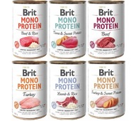 Brit Mono Protein MIX Smaków monoproteínové krmivo 6x400g