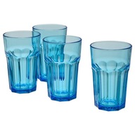 IKEA POKAL Pohár modrý 35 cl, 4 kusy, 350 ml