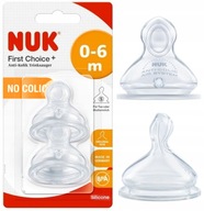 NUK First Choice+ silikónový cumlík 0-6 mesiacov. 1S